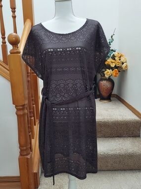 Merona  woman's brown swimsuit cover up. Size XL Lightweght. Beach.Summer. Gifts